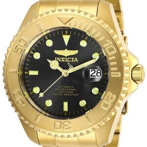 New - 28952 Invicta Gold and Black 47mm Automatic Men's Dive Watch